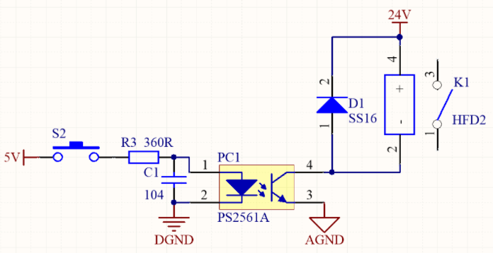 p185光耦电路图图片
